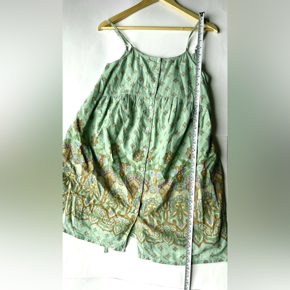 April cornier strappy tunic dress mint green pattern - Picture 7 of 11